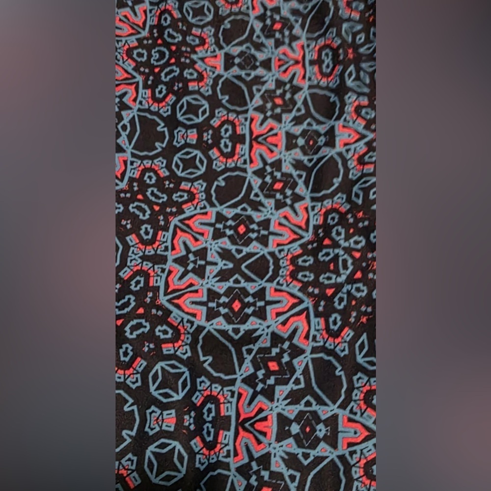 Fabletics Women’s Size Patterned Blue Leggings Euc - image 4